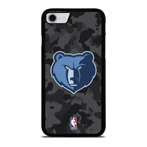 MEMPHIS GRIZZLIES BLACK CAMO iPhone SE 2022 Case Cover