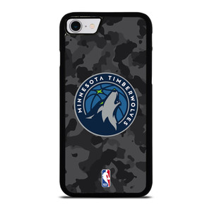 MINNESOTA TIMBERWOLVES BLACK CAMO iPhone SE 2022 Case Cover MINNESOTA TIMBERWOLVES BLACK CAMO iPhone SE 2022 Case Cover