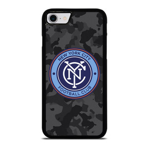 NEW YORK CITY FC MLS BLACK CAMO iPhone SE 2022 Case Cover NEW YORK CITY FC MLS BLACK CAMO iPhone SE 2022 Case Cover