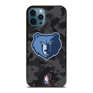 MEMPHIS GRIZZLIES BLACK CAMO iPhone 12 Pro Max Case Cover