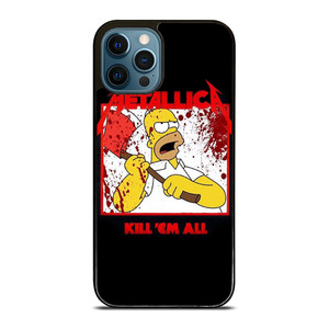 METALLICA KILL EM ALL SIMPSONS iPhone 12 Pro Max Case Cover