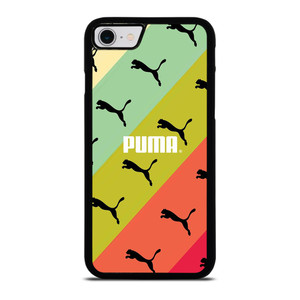 PUMA LOGO STRIPE PATTERN iPhone SE 2022 Case Cover
