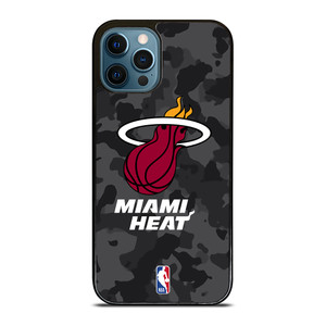 MIAMI HEAT BLACK CAMO iPhone 12 Pro Max Case Cover MIAMI HEAT BLACK CAMO iPhone 12 Pro Max Case Cover