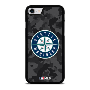 SEATTLE MARINERS BASEBALL BLACK CAMO iPhone SE 2022 Case Cover SEATTLE MARINERS BASEBALL BLACK CAMO iPhone SE 2022 Case Cover