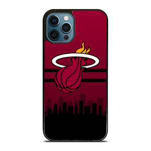 MIAMI HEATS NBA SKYLINE iPhone 12 Pro Max Case Cover