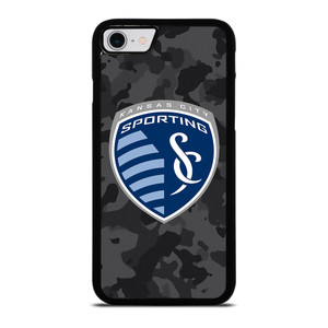 SPORTING KANSAS CITY MLS BLACK CAMO iPhone SE 2022 Case Cover SPORTING KANSAS CITY MLS BLACK CAMO iPhone SE 2022 Case Cover