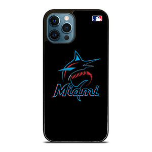 MIAMI MARLINS MLB LOGO iPhone 12 Pro Max Case Cover