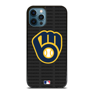 MILWAUKEE BREWERS BASEBALL BLACK iPhone 12 Pro Max Case Cover