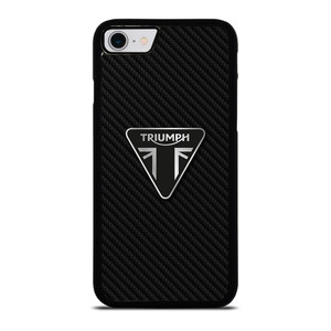 TRIUMPH MOTORCYCLES CARBON FIBER iPhone SE 2022 Case Cover