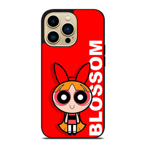 BLOSSOM THE POWERPUFF GIRLS CARTOON iPhone 14 Pro Max Case Cover
