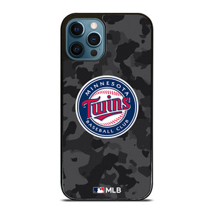 MINNESOTA TWINS BASEBALL BLACK CAMO iPhone 12 Pro Max Case Cover