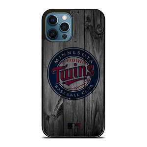 MINNESOTA TWINS BASEBALL MLB WOOD LOGO iPhone 12 Pro Max Case Cover