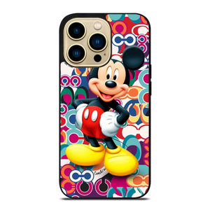 COACH NEW YORK MICKEY MOUSE CUTE iPhone 14 Pro Max Case Cover COACH NEW YORK MICKEY MOUSE CUTE iPhone 14 Pro Max Case Cover