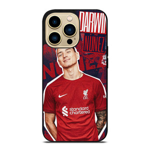 DARWIN NUNEZ LIVERPOOL FC iPhone 14 Pro Max Case Cover DARWIN NUNEZ LIVERPOOL FC iPhone 14 Pro Max Case Cover