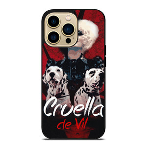 DISNEY CRUELLA DE VIL DALMATIAN iPhone 14 Pro Max Case Cover