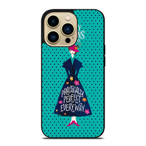 DISNEY MARY POPPINS POLKADOT iPhone 14 Pro Max Case Cover