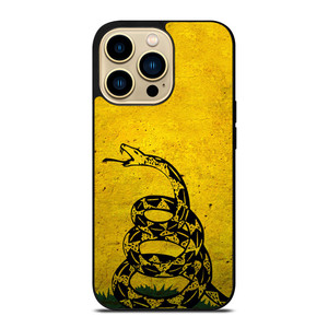 DONT TREAD ON ME GOLD iPhone 14 Pro Max Case Cover