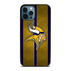 MINNESOTA VIKINGS NFL METAL STRIPE iPhone 12 Pro Max Case Cover