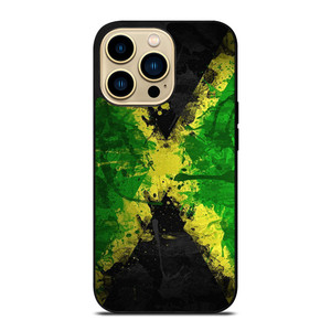 JAMAICAN FLAG SPLASH iPhone 14 Pro Max Case Cover
