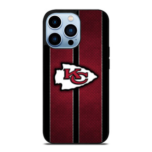 KANSAS CITY CHIEFS NFL METAL STRIPE iPhone 13 Pro Max Case Cover