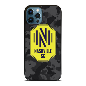 NASHVILLE SC MLS BLACK CAMO iPhone 12 Pro Max Case Cover