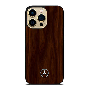 MERCEDES BENZ WOOD BROWN iPhone 14 Pro Max Case Cover