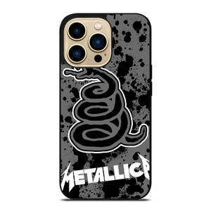METALLICA BAND BLACK SNAKE iPhone 14 Pro Max Case Cover