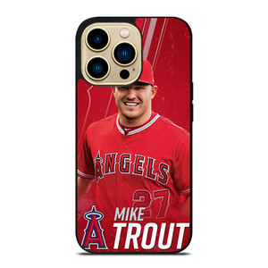 MIKE TROUT LOS ANGELES ANGELS BASEBALL 2 iPhone 14 Pro Max Case Cover