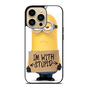 MINIONS CARTOON FUNNY iPhone 14 Pro Max Case Cover