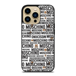 MOSCHINO ABSTRACT LOGO iPhone 14 Pro Max Case Cover