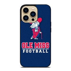 OLE MISS FOOTBALL LOGO iPhone 14 Pro Max Case Cover