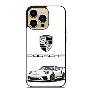 PORSCHE GT3 RS WHITE iPhone 14 Pro Max Case Cover PORSCHE GT3 RS WHITE iPhone 14 Pro Max Case Cover