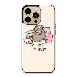 PUSHEEN BUSY CAT iPhone 14 Pro Max Case Cover