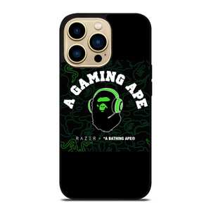 RAZER X BAPE A GAMING APE iPhone 14 Pro Max Case Cover