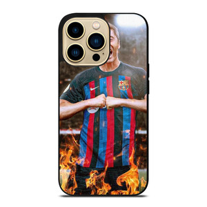 ROBERT LEWANDOWSKI FC BARCELONA iPhone 14 Pro Max Case Cover