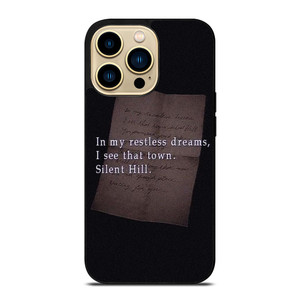 SILENT HILL GAMES LETTER iPhone 14 Pro Max Case Cover