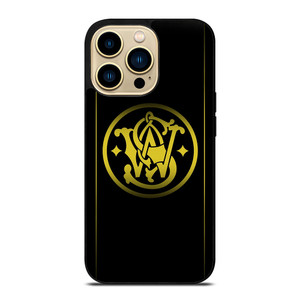 SMITH AND WESSON GOLD iPhone 14 Pro Max Case Cover SMITH AND WESSON GOLD iPhone 14 Pro Max Case Cover