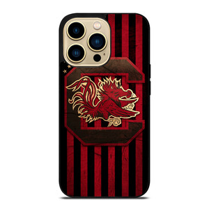 SOUTH CAROLINA GAMECOCKS FOOTBALL FLAG iPhone 14 Pro Max Case Cover