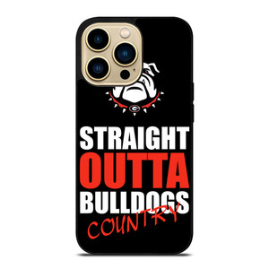 STRAIGHT OUTTA GEORGIA BULLDOGS iPhone 14 Pro Max Case Cover