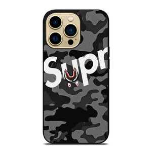 SUPREME BAPE SHARK iPhone 14 Pro Max Case Cover