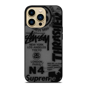 SUPREME STUSSY HYPEBEAST iPhone 14 Pro Max Case Cover