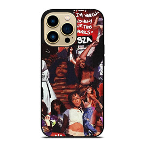 SZA SINGER COLLAGE iPhone 14 Pro Max Case Cover SZA SINGER COLLAGE iPhone 14 Pro Max Case Cover