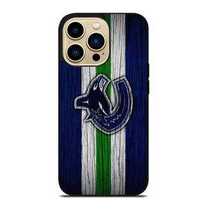 VANCOUVER CANUCKS WOODEN LOGO iPhone 14 Pro Max Case Cover