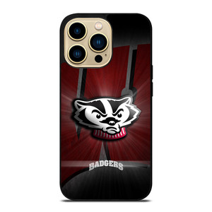 WISCONSIN BADGERS FOOTBALL LOGO iPhone 14 Pro Max Case Cover