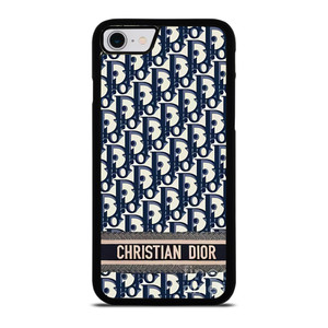 CHRISTIAN DIOR LOGO BLUE iPhone SE 2022 Case Cover