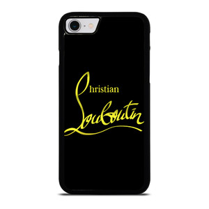 CHRISTIAN LOUBOUTIN GOLD LOGO iPhone SE 2022 Case Cover