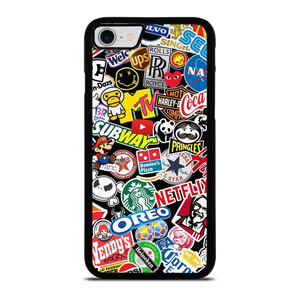 FAMOUS BRAND LOGO MIX iPhone SE 2022 Case Cover