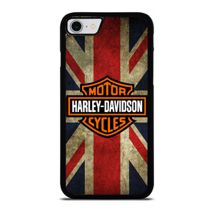 HARLEY DAVIDSON BRITISH UNION JACK iPhone SE 2022 Case Cover