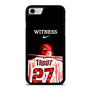 MIKE TROUT LOS ANGELES ANGELS BASEBALL iPhone SE 2022 Case Cover