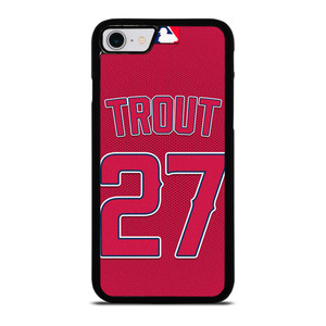 MIKE TROUT LOS ANGELES ANGELS MLB iPhone SE 2022 Case Cover